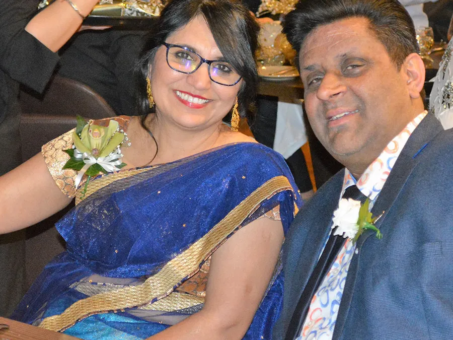 Lovelysmiles founder JJ with his wife Jeevan, who inspired the name.